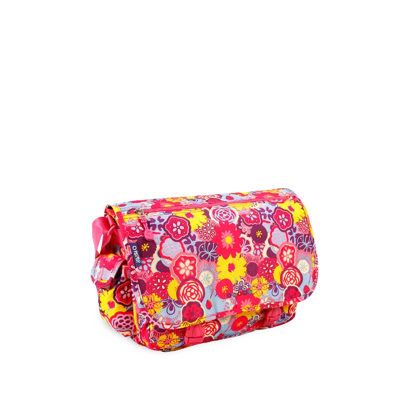 Terry Messenger bag in Poppy Pansy - Final Sale