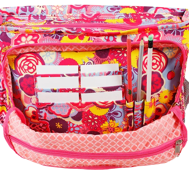 Terry Messenger bag in Poppy Pansy - Final Sale