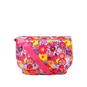 Terry Messenger bag in Poppy Pansy - Final Sale