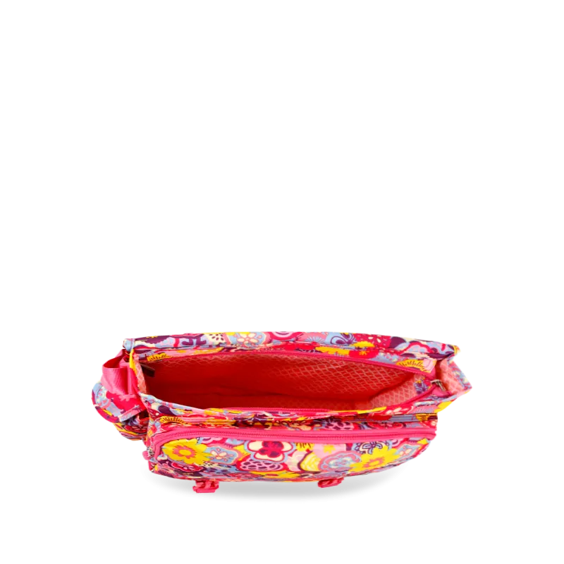 Terry Messenger bag in Poppy Pansy - Final Sale