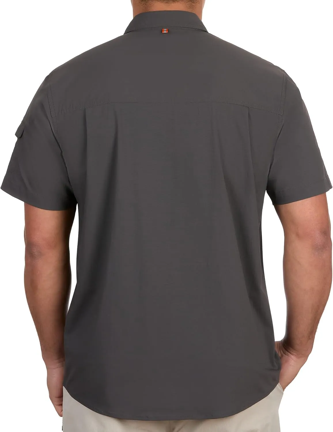 The American Outdoorsman Blackfoot River Short Sleeve Fishing Shirt for Men