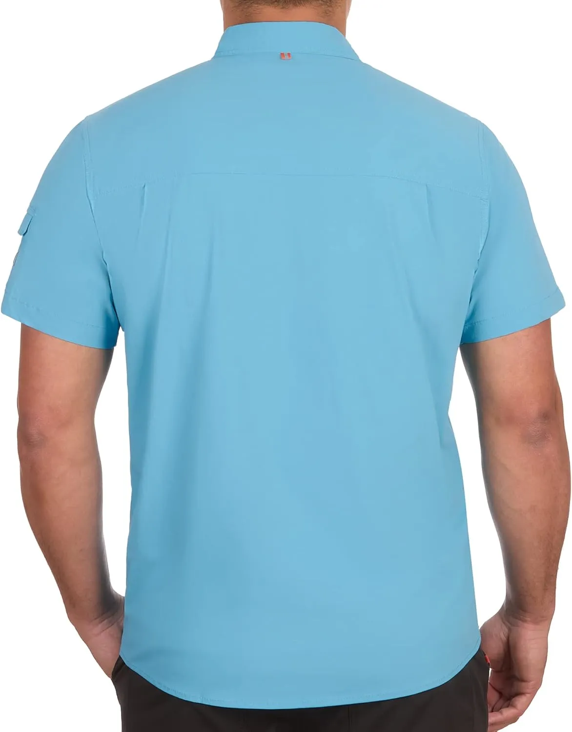 The American Outdoorsman Blackfoot River Short Sleeve Fishing Shirt for Men