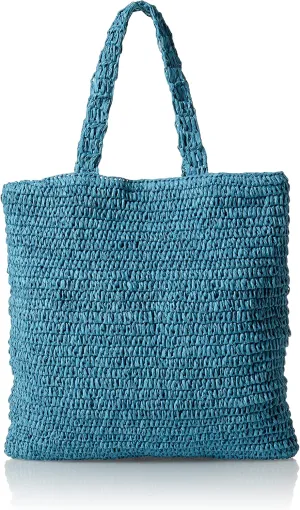The Drop Women's Ealga Flat Handle Straw Tote