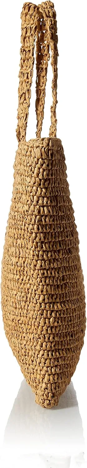 The Drop Women's Ealga Flat Handle Straw Tote