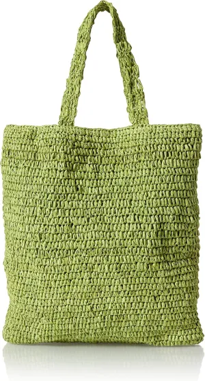 The Drop Women's Ealga Flat Handle Straw Tote