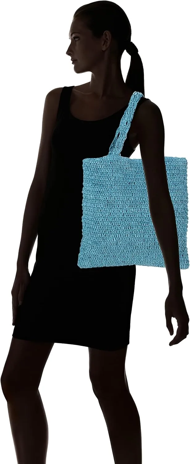 The Drop Women's Ealga Flat Handle Straw Tote