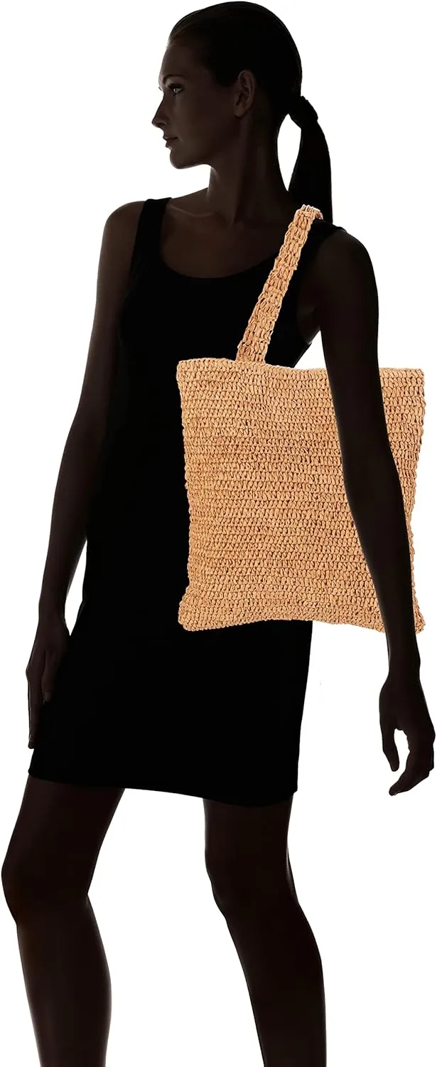 The Drop Women's Ealga Flat Handle Straw Tote