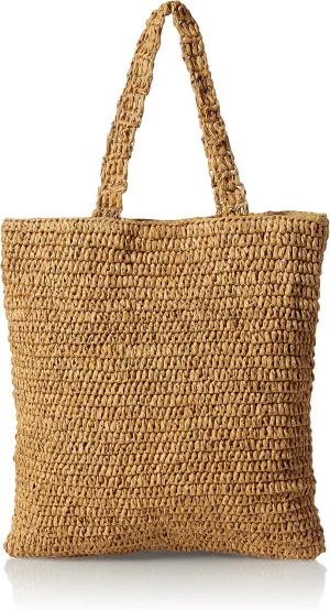 The Drop Women's Ealga Flat Handle Straw Tote