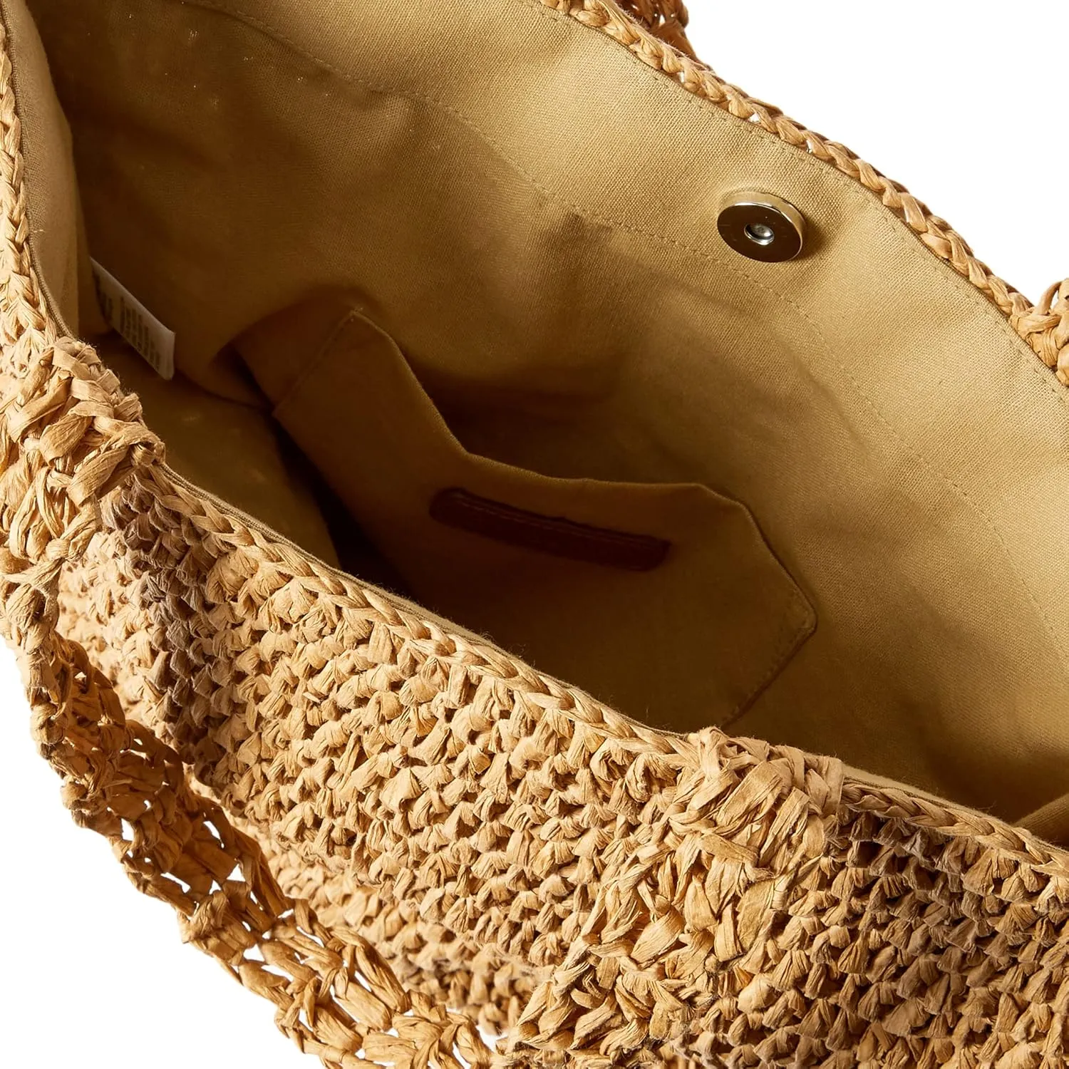 The Drop Women's Ealga Flat Handle Straw Tote