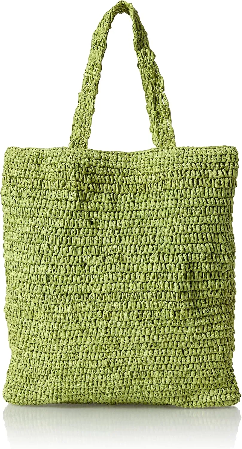 The Drop Women's Ealga Flat Handle Straw Tote