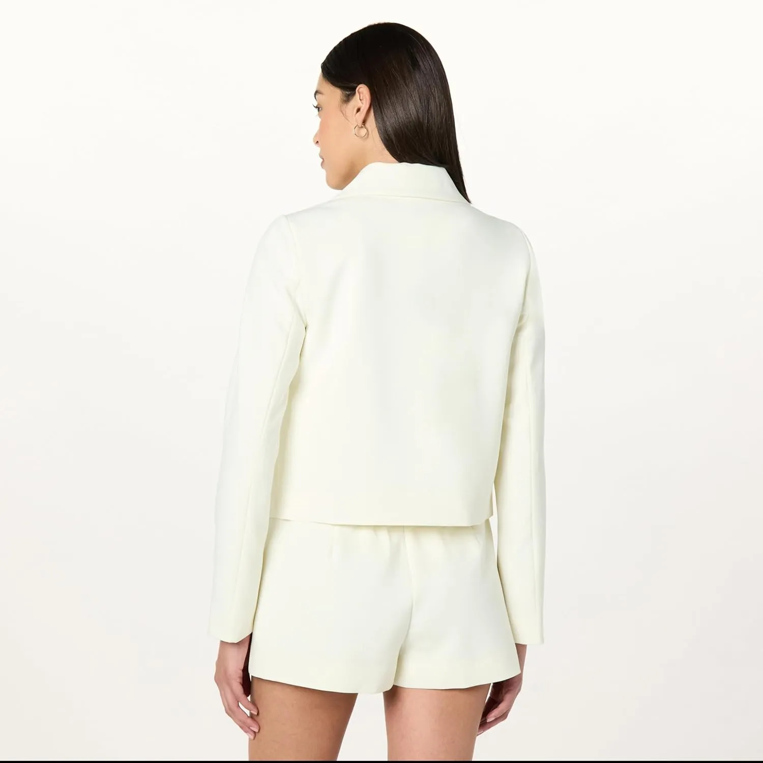 The Drop Women's Myra Suiting Jacket with Flap Pockets