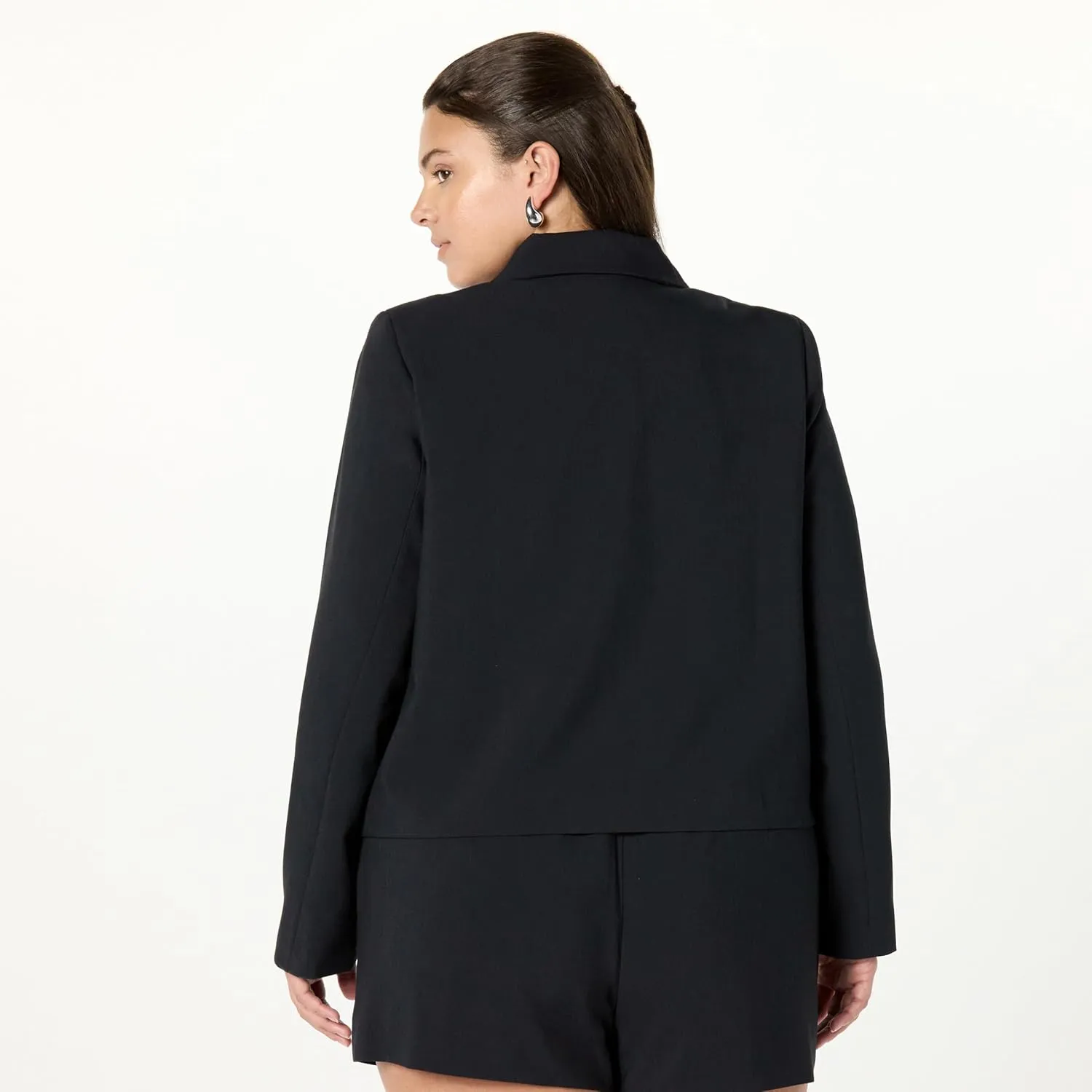 The Drop Women's Myra Suiting Jacket with Flap Pockets
