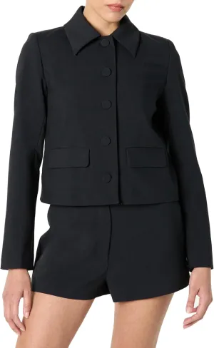 The Drop Women's Myra Suiting Jacket with Flap Pockets