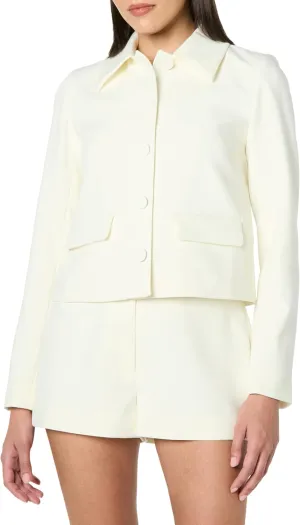 The Drop Women's Myra Suiting Jacket with Flap Pockets