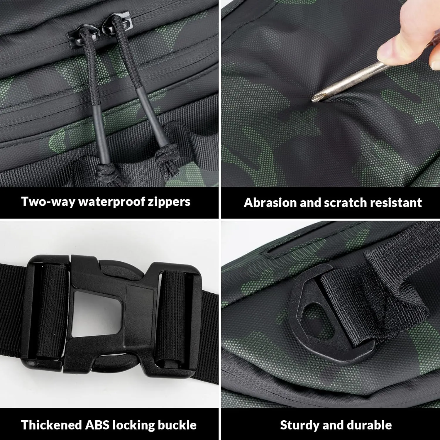 THKFISH Waterproof Fishing Tackle Waist Bag for Women & Men - Portable Sling for Outdoor Fly Fishing