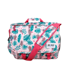 Thomas Laptop Messenger Bag in Palm Leaves - Final Sale