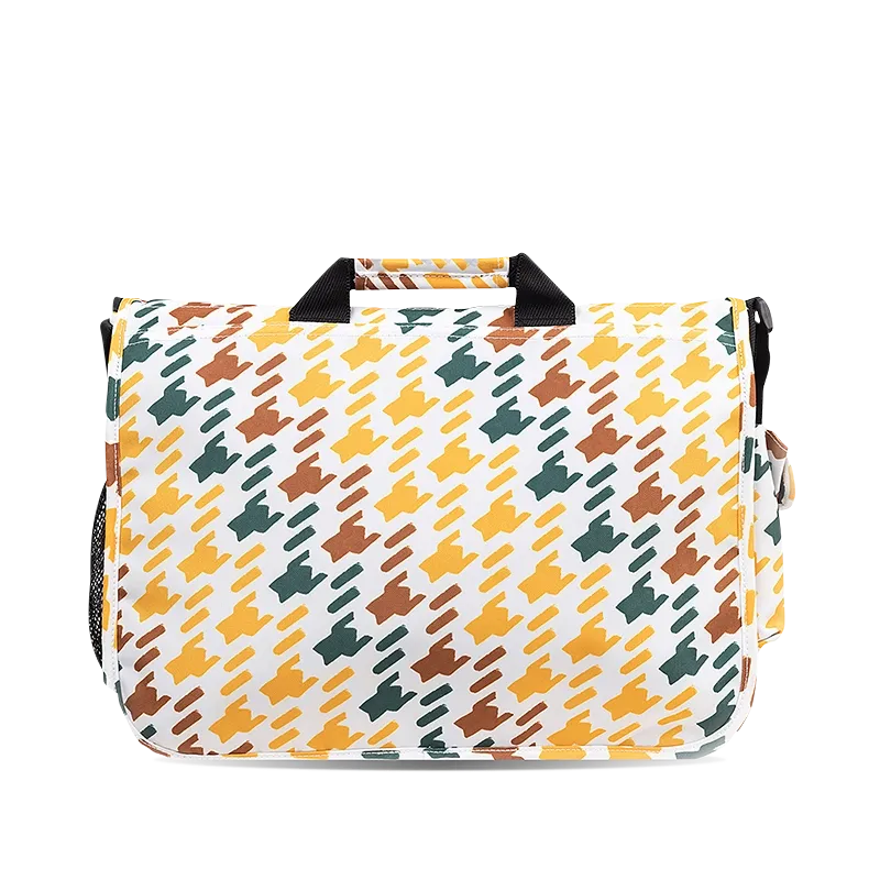 Thomas Laptop Messenger Bag in Vivid Tweed