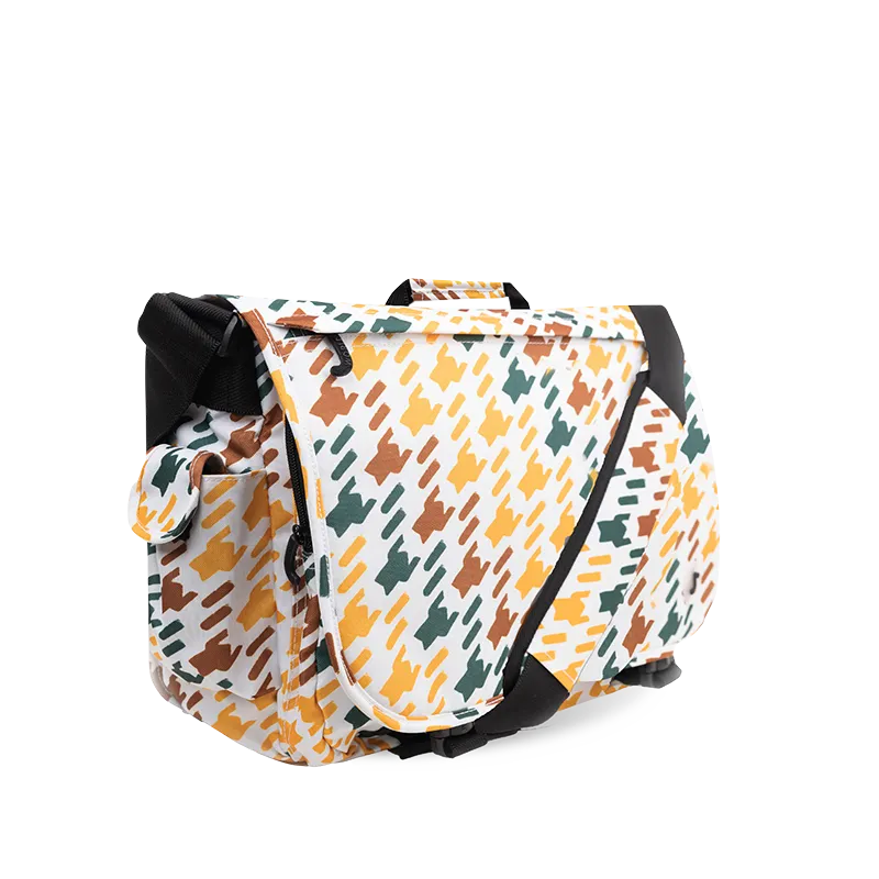 Thomas Laptop Messenger Bag in Vivid Tweed