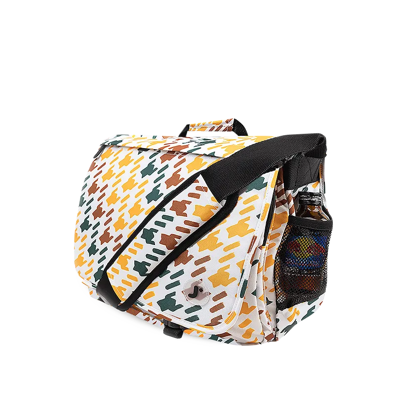 Thomas Laptop Messenger Bag in Vivid Tweed