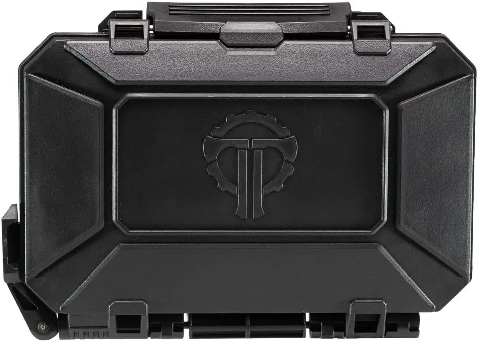 Thyrm DarkVault Comms Critical Gear Case, original version, Waterproof, Attachable to MOLLE (Black) rugged storage for Cell Phone, GPS, tools, Made in USA