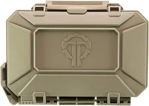 Thyrm DarkVault Comms Critical Gear Case, original version, Waterproof, Attachable to MOLLE (Flat Dark Earth) rugged storage for Cell Phone, GPS, tools, Made in USA