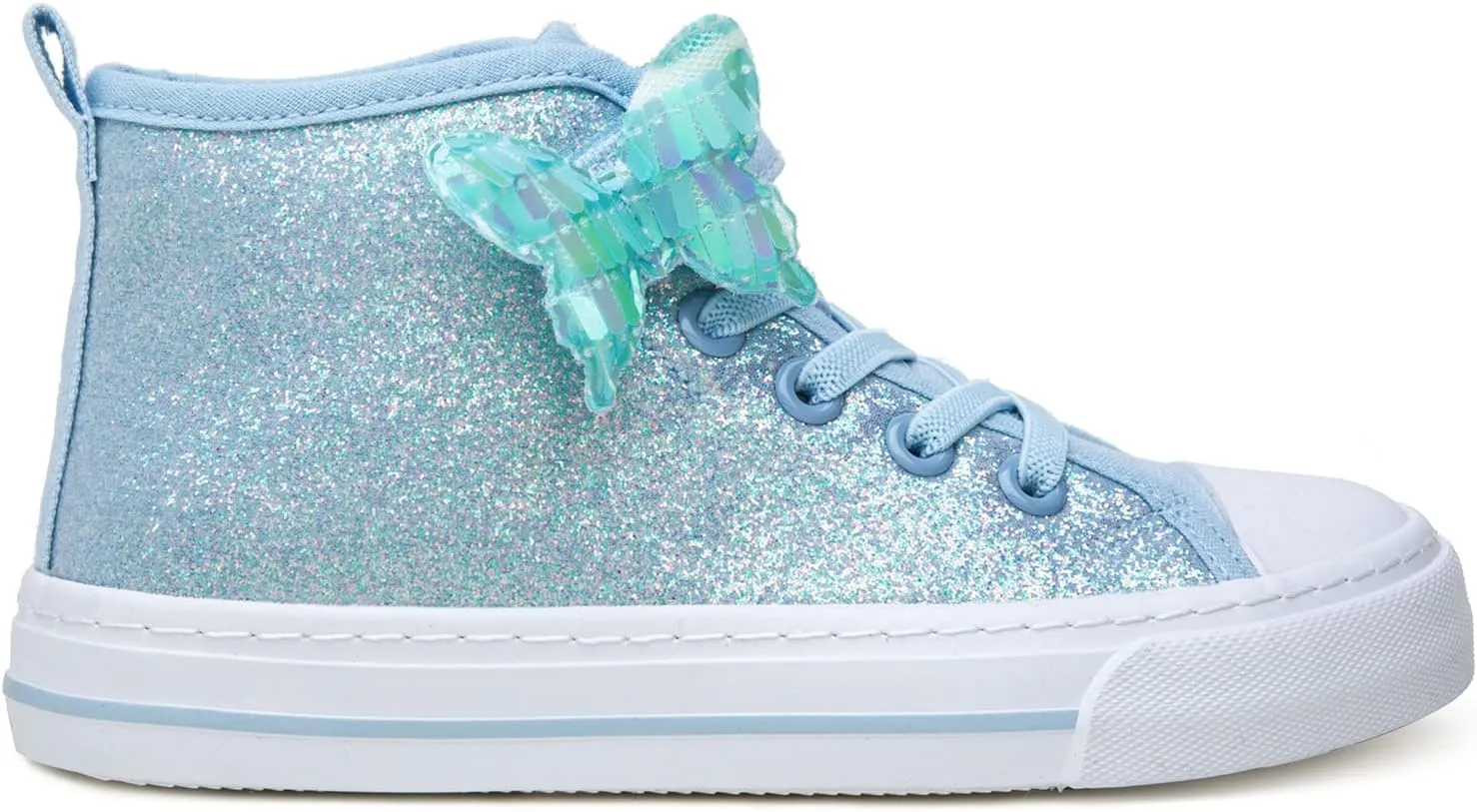 Toandon Kids Adorable Fashion High Top Casual Canvas Sneakers