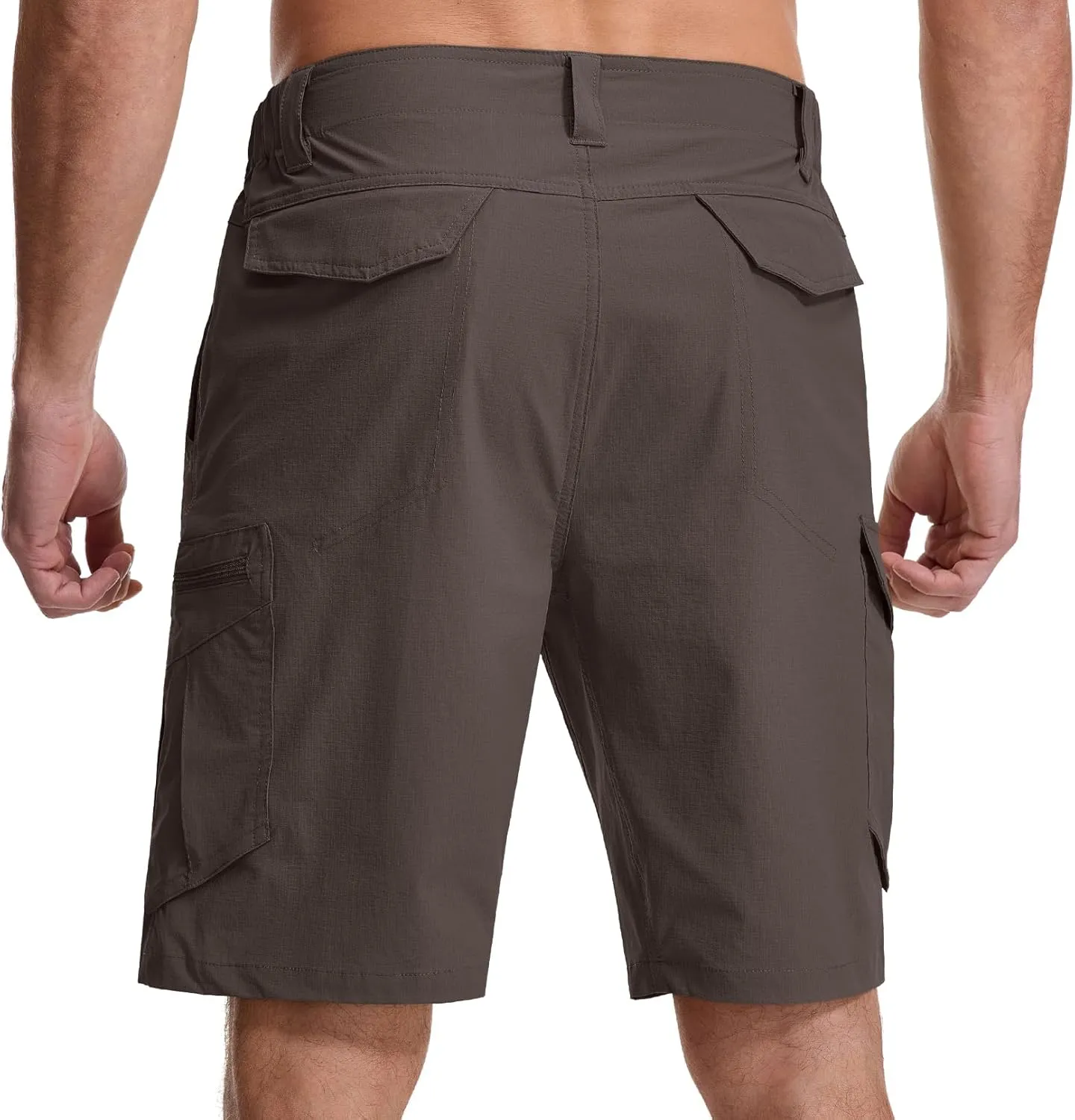 Toomett Mens Hiking Cargo Shorts Quick Dry Lightweight Travel Fishing Camping Golf Shorts with Multi Pockets