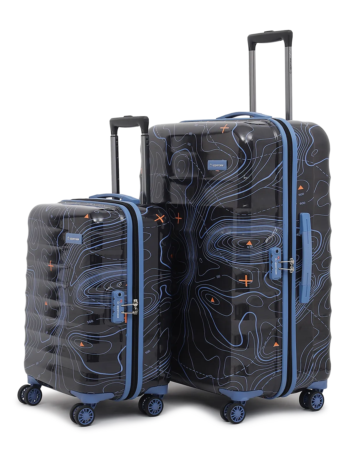 Topo Black Set of 2 (S L) Trolley