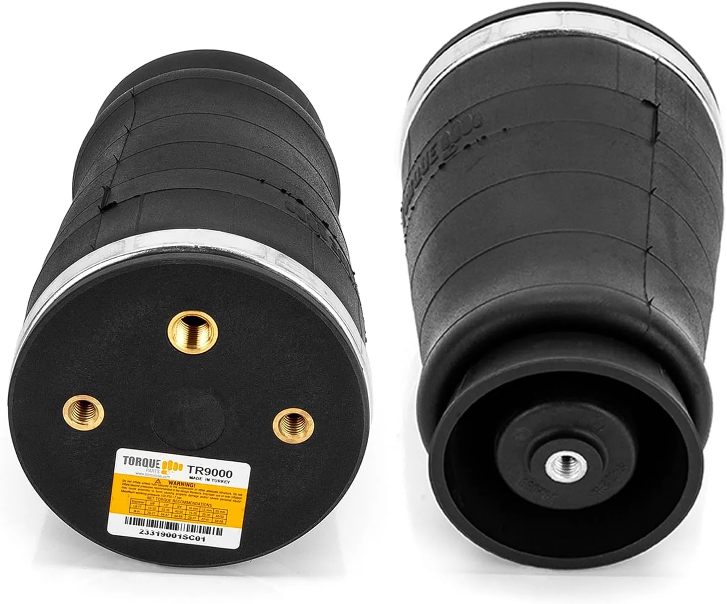 TORQUE 2 pcs of 9000 Air Bag Replacement for 9000 Firestone Ride Rite Air Bags and Torque Airbag Suspension Kits (Replaces Firestone 9000 Replacement Air Bag Airbag Air Spring) (2 x TR9000)
