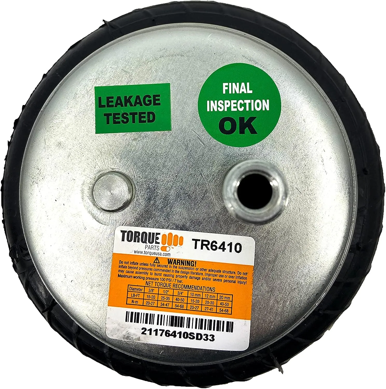 TORQUE 6410 Air Bag Replacement for 6410 Firestone Ride Rite Air Bags and Torque Airbag Suspension Kits, Fittings Tubing (Replaces Firestone 6410 Air Bag Airbag Ride Rite) (TR6410)