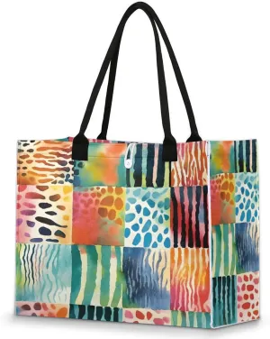 Tote Bag for Women Reusable Canvas Shoulder Bag