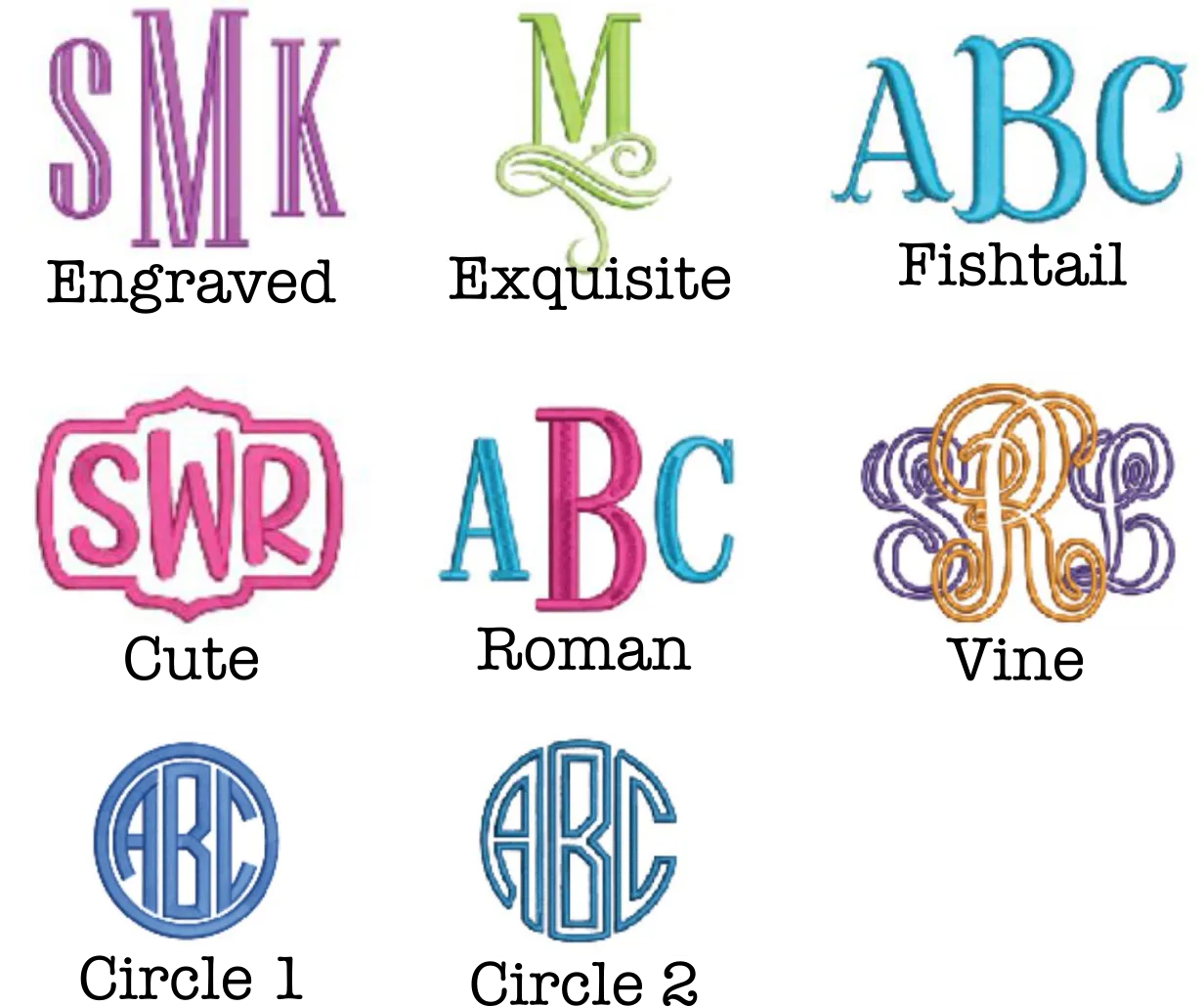 Tote Bag with Embroidered Monogram - Pink Stripe