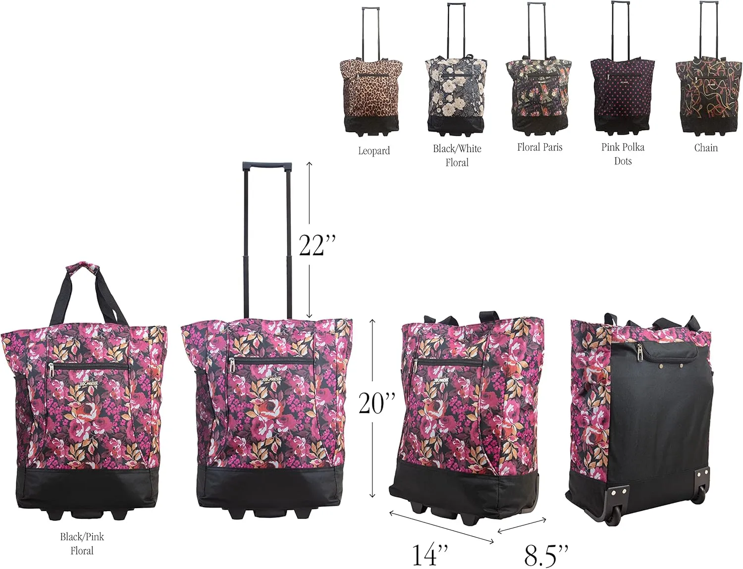 Tote Bag/Shopping Tote Bag with Wheels