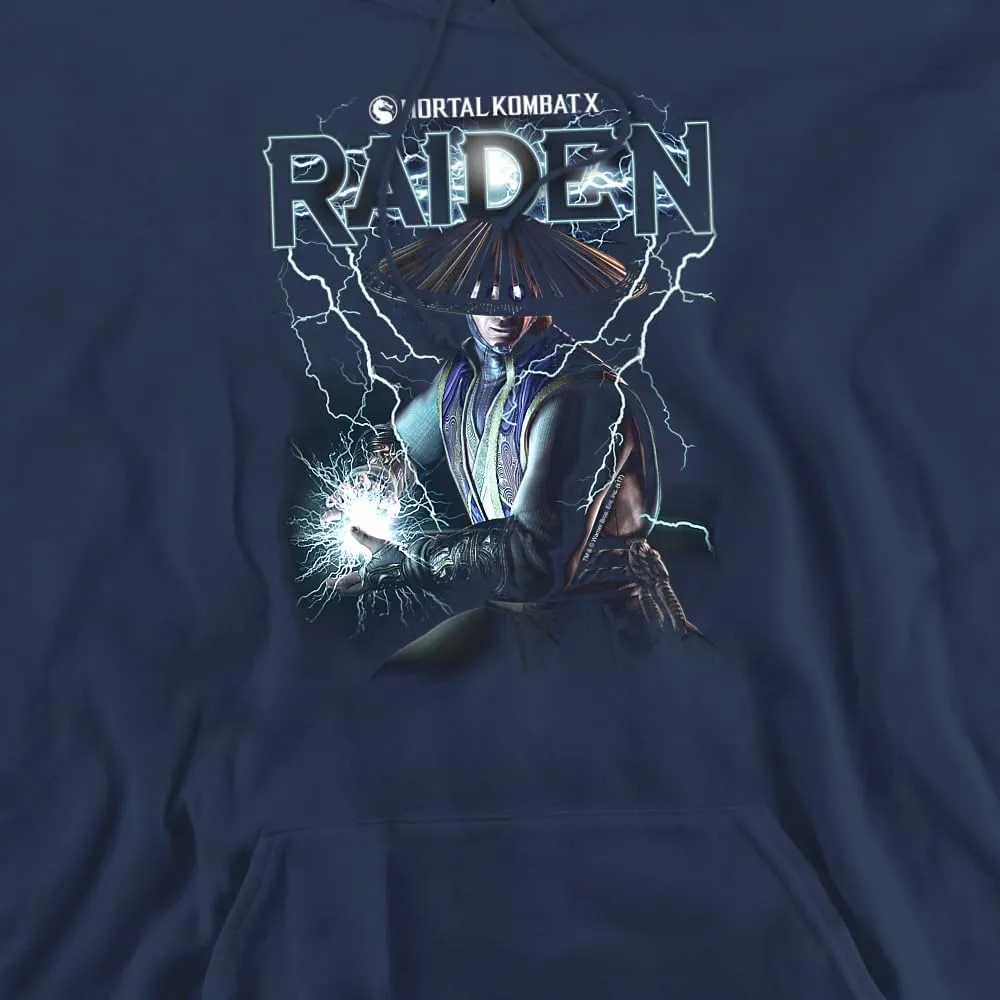Trevco Mortal Kombat Raiden Unisex Adult Pull-Over Hoodie