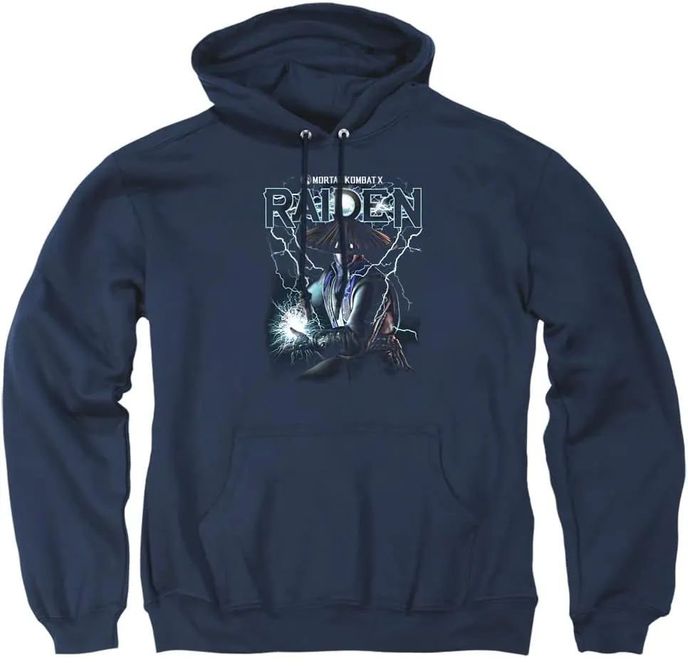 Trevco Mortal Kombat Raiden Unisex Adult Pull-Over Hoodie
