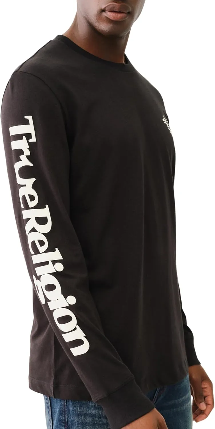True Religion Men's Ls True Flag Tee