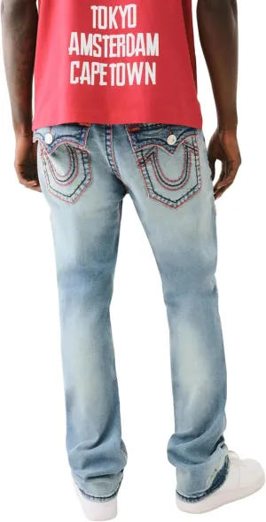 True Religion Men's Ricky Super T 1/2" Triple Logo
