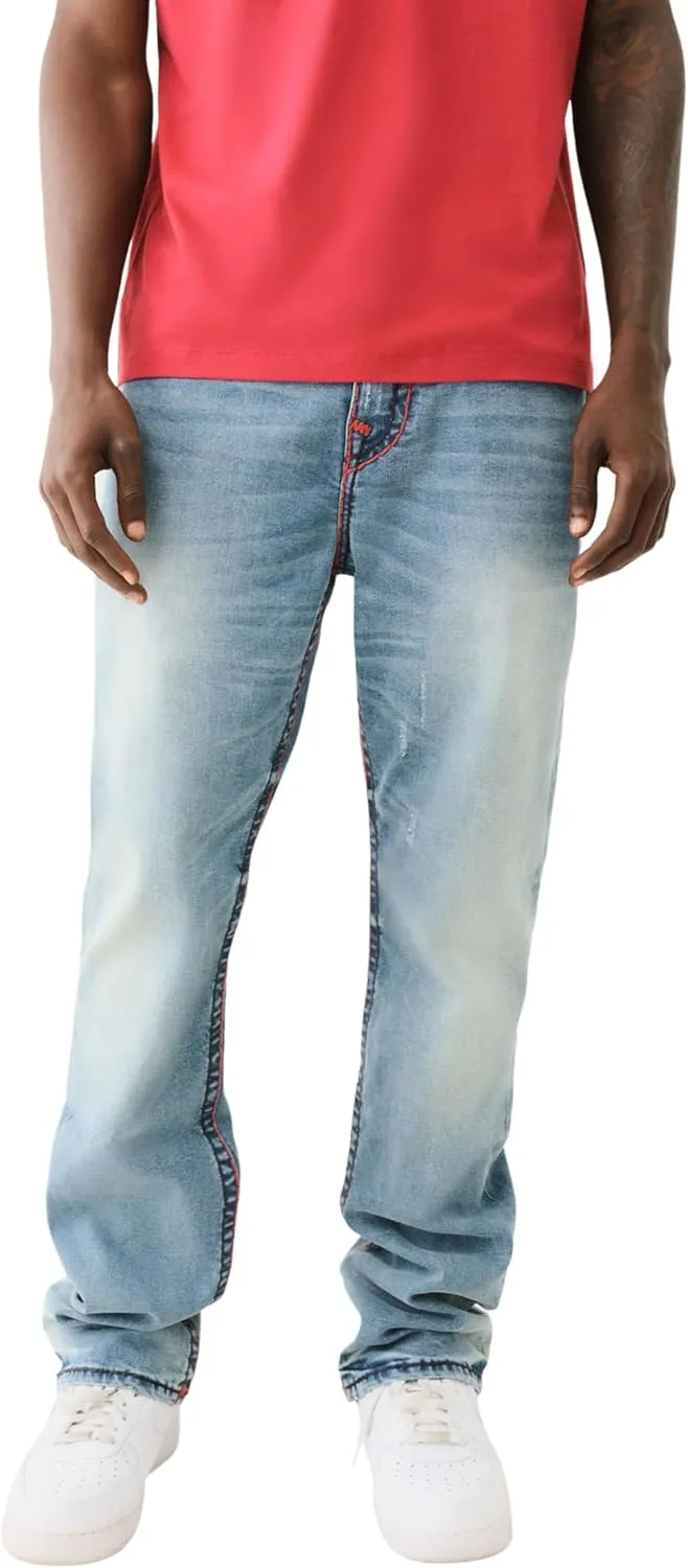 True Religion Men's Ricky Super T 1/2" Triple Logo