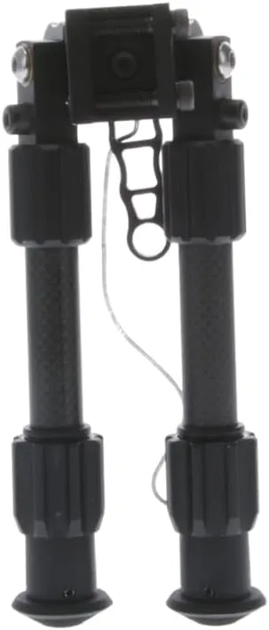TRUGLO Tac Pod Carbon Pro Adjustable Lightweight Durable Portable Rifle Bipod w/Pivoting Base - Mount Style & Leg Length Options