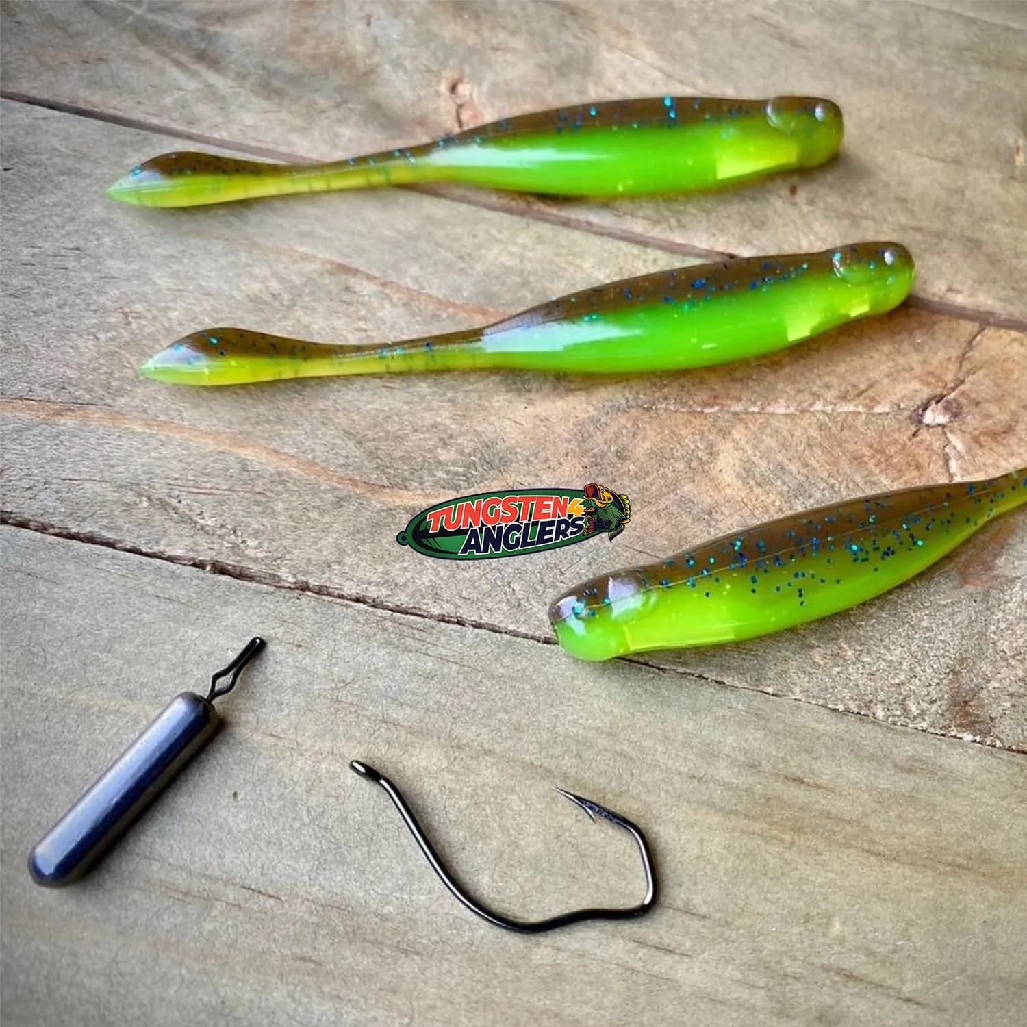 Tungsten 4 Anglers – 97% Pure Tungsten Skinny Drop Shot Weight Perfect Your Finesse Fishing |1/8oz. to 1/2oz. - Multi-Color | Perfect Your Finesse Fishing – 4-10-Pack/Bag