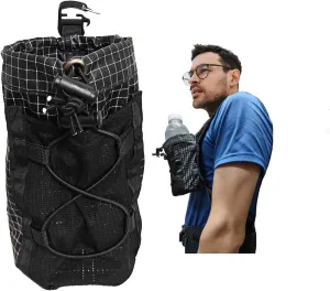Ultralight Shoulder Strap Water Bottle Holder, Durable Backpack Water Bottle Carrier Fits 8oz-24oz Bottles for Hiking, Running, Travel | Backpack Accessories & Backpack Attachments