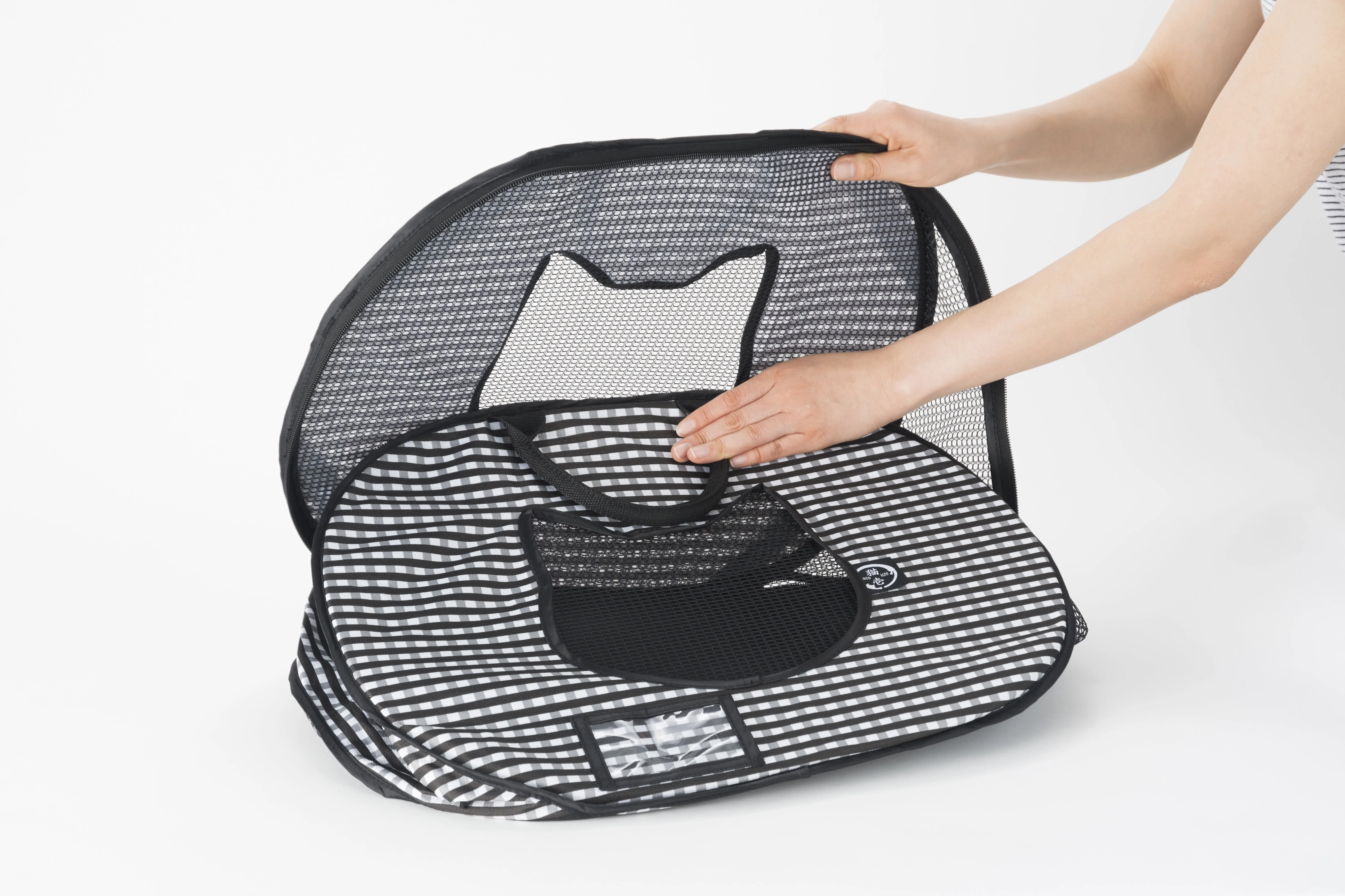 Ultralite Pop-Up Cat Carrier, Portable & Light-Weight, 7"X7"X3"