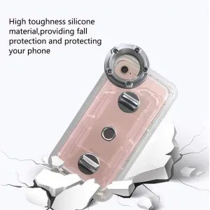 Underwater Photography Waterproof Phone Case Pouch for iPhone 6/7/8 Enhanced Underwater Cell Phone Dry Bag with Armband O Lens Ring Full Sealed Waterproof Case IPX8 Certified