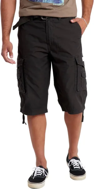 Unionbay Men's Cordova Belted Messenger Cargo Short - Reg and Big and Tall Sizes