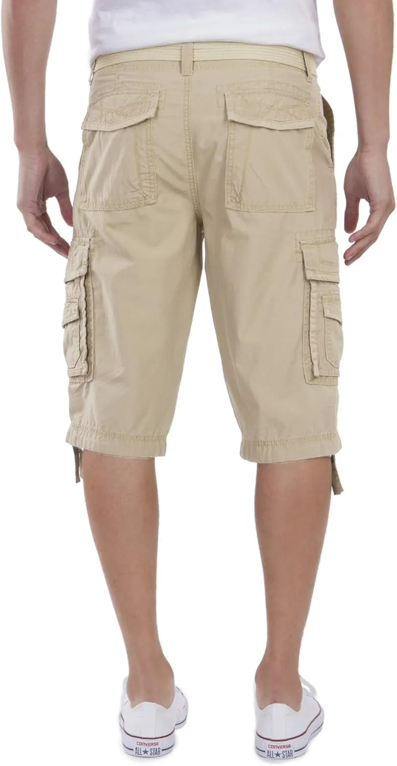 Unionbay Men's Cordova Belted Messenger Cargo Short - Reg and Big and Tall Sizes