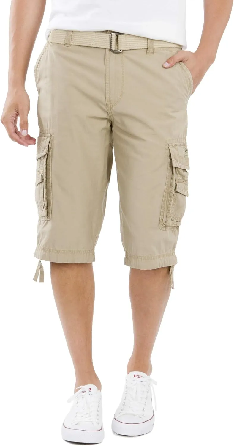 Unionbay Men's Cordova Belted Messenger Cargo Short - Reg and Big and Tall Sizes