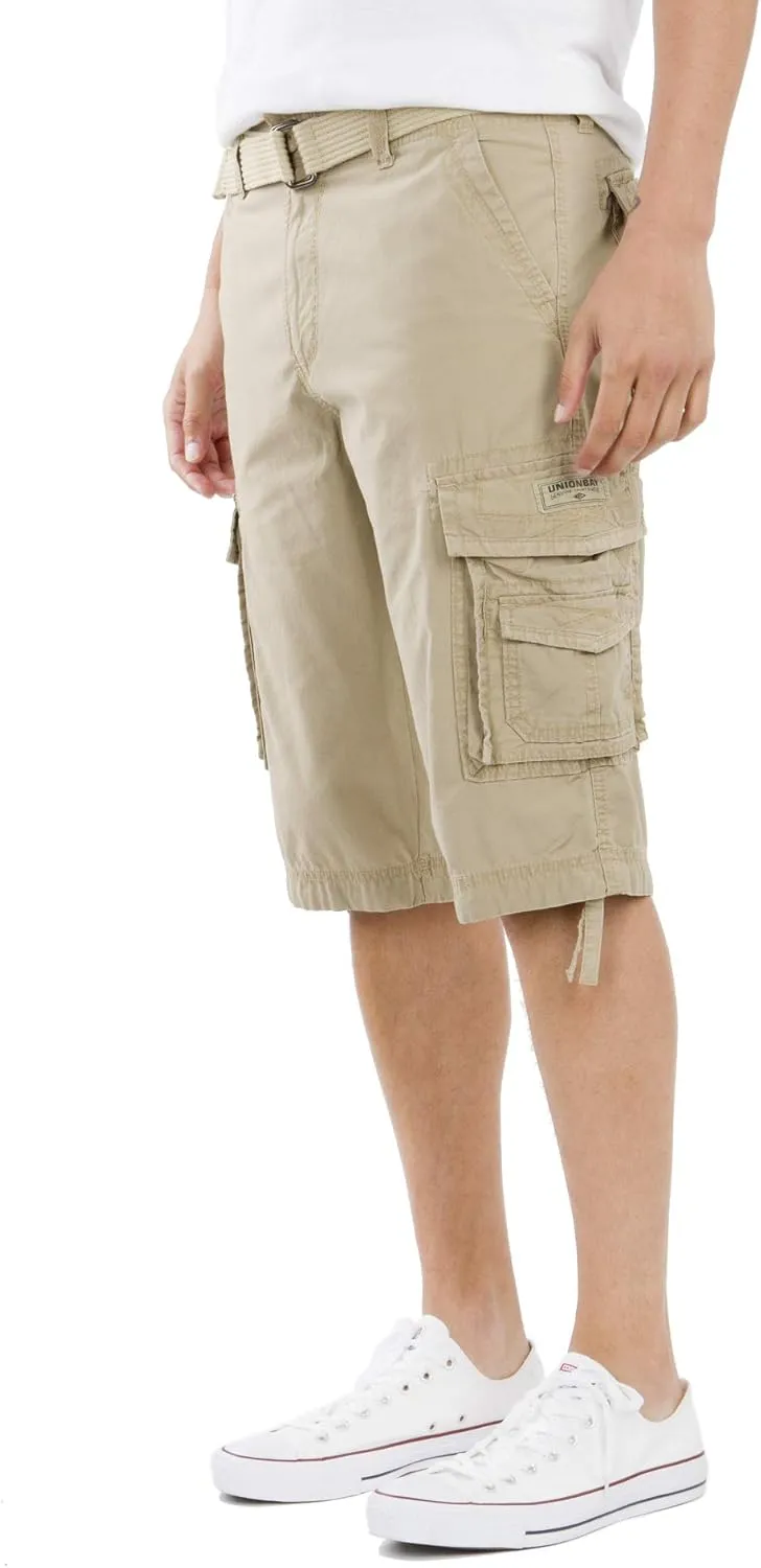 Unionbay Men's Cordova Belted Messenger Cargo Short - Reg and Big and Tall Sizes