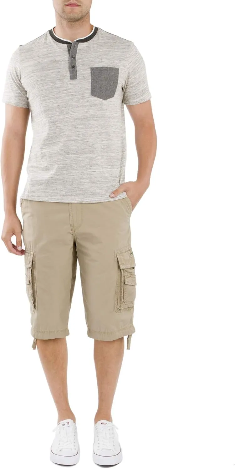 Unionbay Men's Cordova Belted Messenger Cargo Short - Reg and Big and Tall Sizes