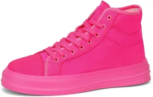 Unisex-Adult High Top Canvas Sneakers Classic Casual Walking Shoes Lovers Shoes