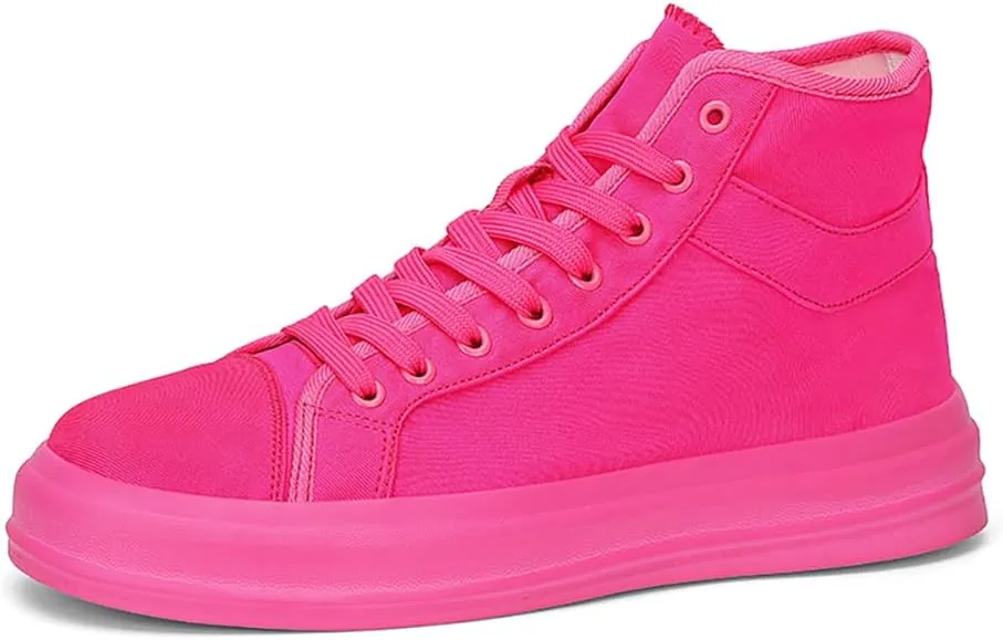 Unisex-Adult High Top Canvas Sneakers Classic Casual Walking Shoes Lovers Shoes